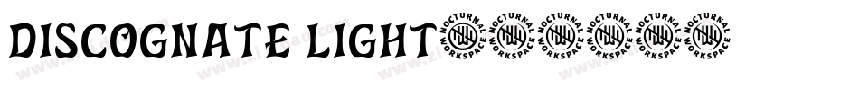 Discognate Light字体转换